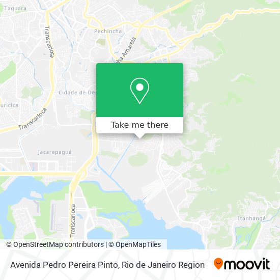 Mapa Avenida Pedro Pereira Pinto