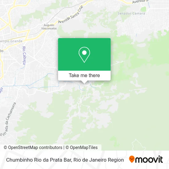 Chumbinho Rio da Prata Bar map