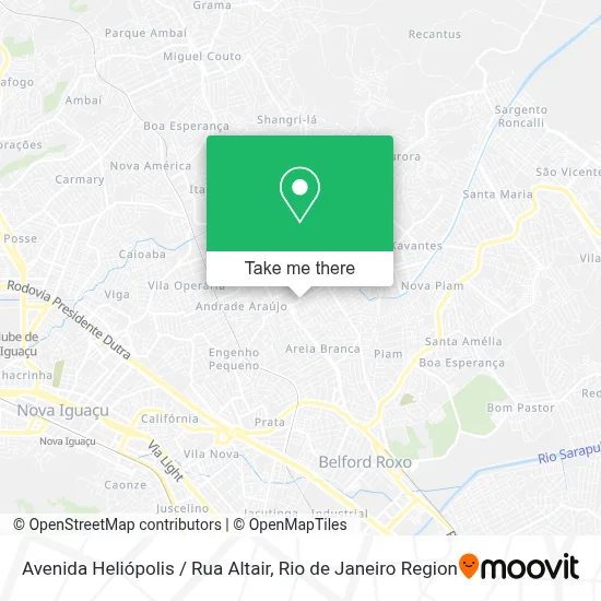 Avenida Heliópolis / Rua Altair map