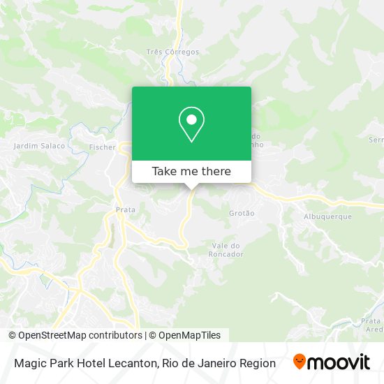 Magic Park Hotel Lecanton map