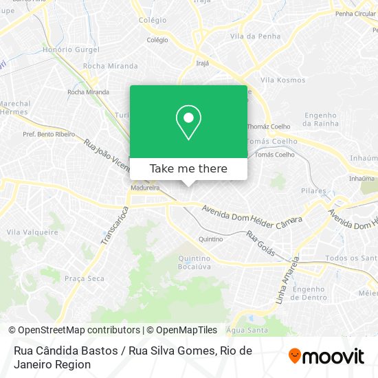 Rua Cândida Bastos / Rua Silva Gomes map