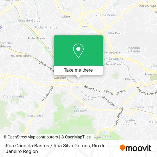 Rua Cândida Bastos / Rua Silva Gomes map