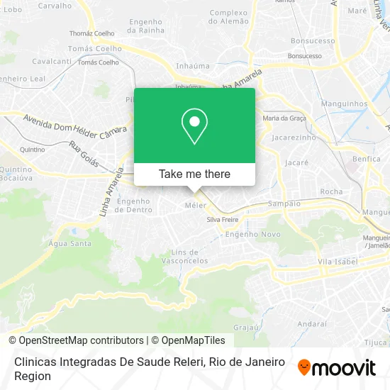 Clinicas Integradas De Saude Releri map
