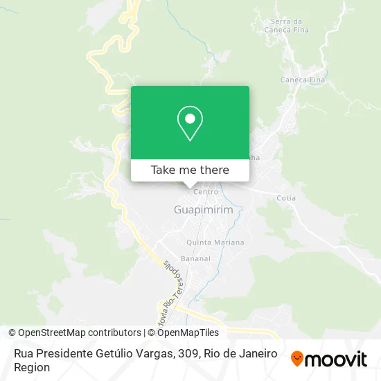 Rua Presidente Getúlio Vargas, 309 map