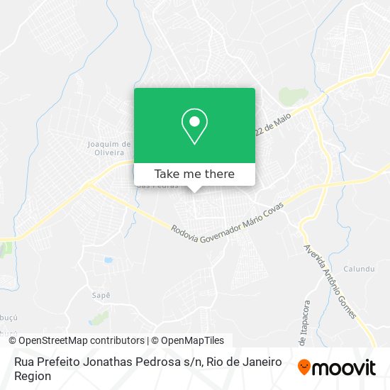 Mapa Rua Prefeito Jonathas Pedrosa s / n