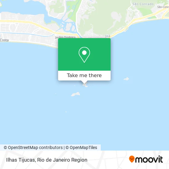 Ilhas Tijucas map