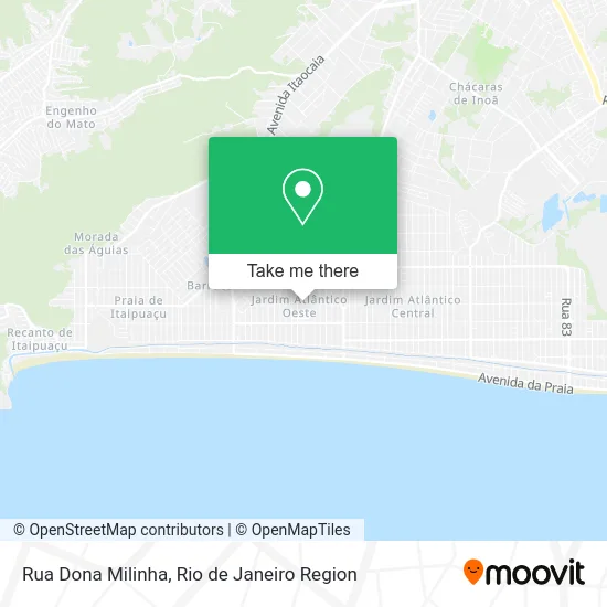 Rua Dona Milinha map