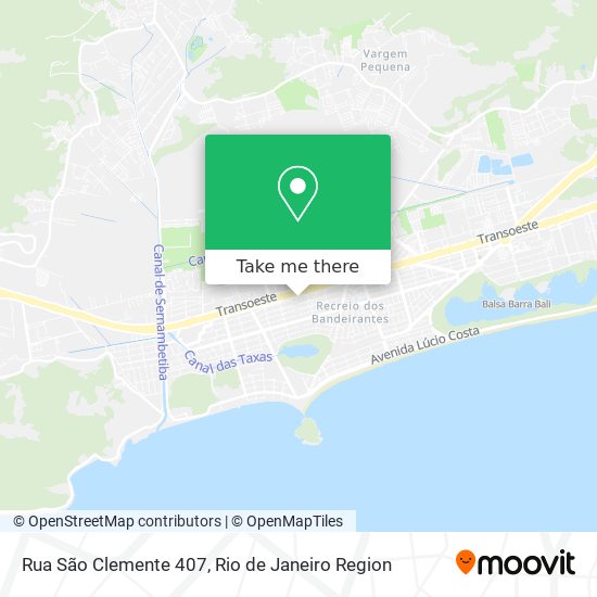 Rua São Clemente 407 map