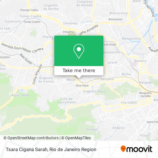Tsara Cigana Sarah map