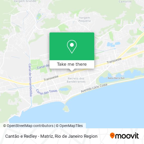 Cantão e Redley - Matriz map