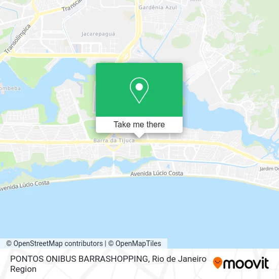 PONTOS ONIBUS BARRASHOPPING map