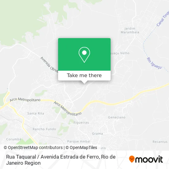 Rua Taquaral / Avenida Estrada de Ferro map