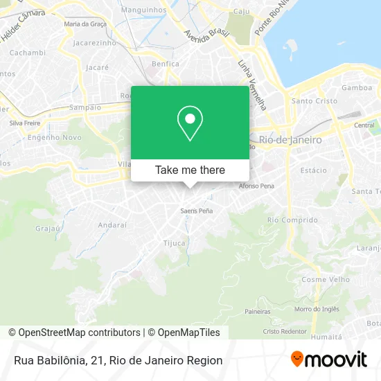 Rua Babilônia, 21 map