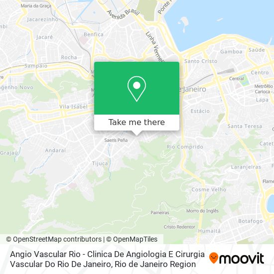 Angio Vascular Rio - Clinica De Angiologia E Cirurgia Vascular Do Rio De Janeiro map