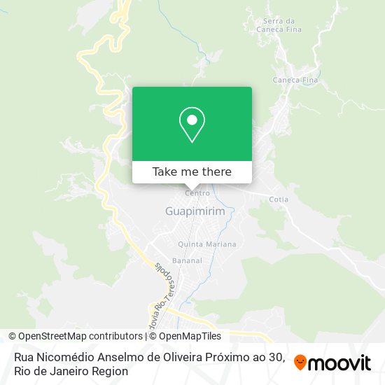 Rua Nicomédio Anselmo de Oliveira Próximo ao 30 map