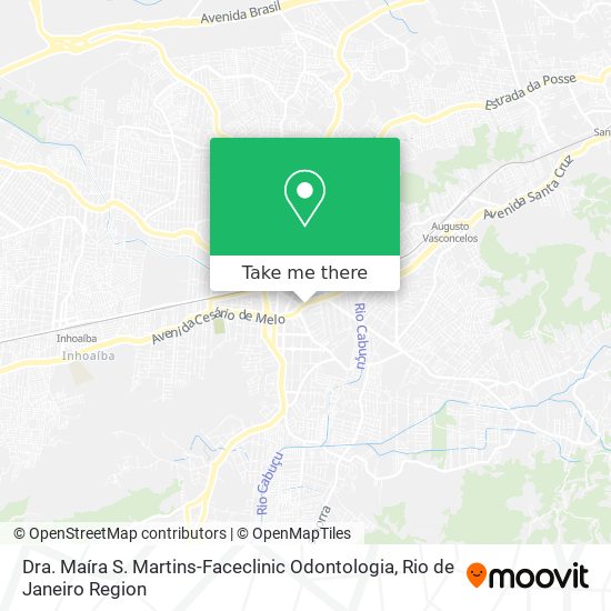 Mapa Dra. Maíra S. Martins-Faceclinic Odontologia