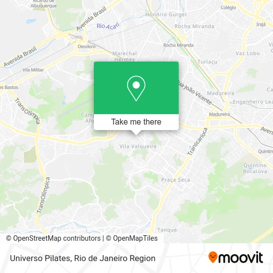 Universo Pilates map