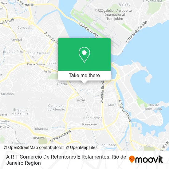 A R T Comercio De Retentores E Rolamentos map