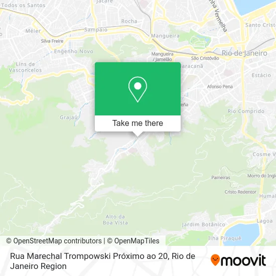 Rua Marechal Trompowski Próximo ao 20 map