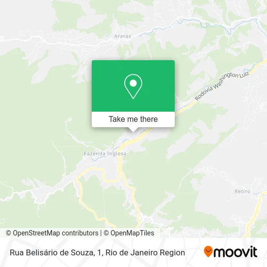 Rua Belisário de Souza, 1 map