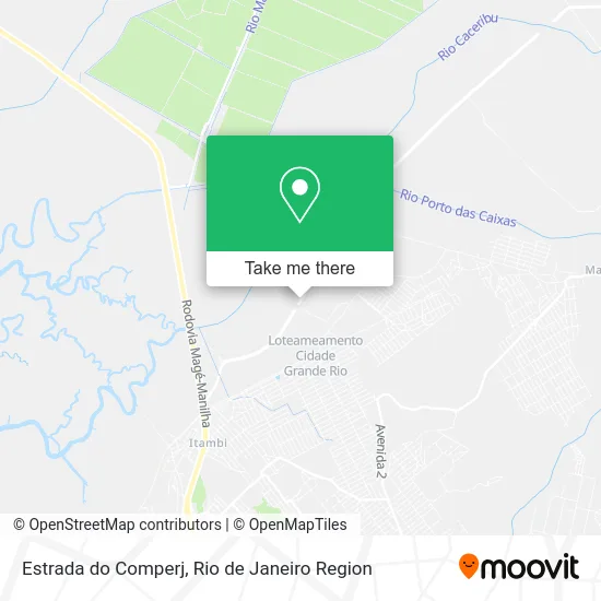 Estrada do Comperj map