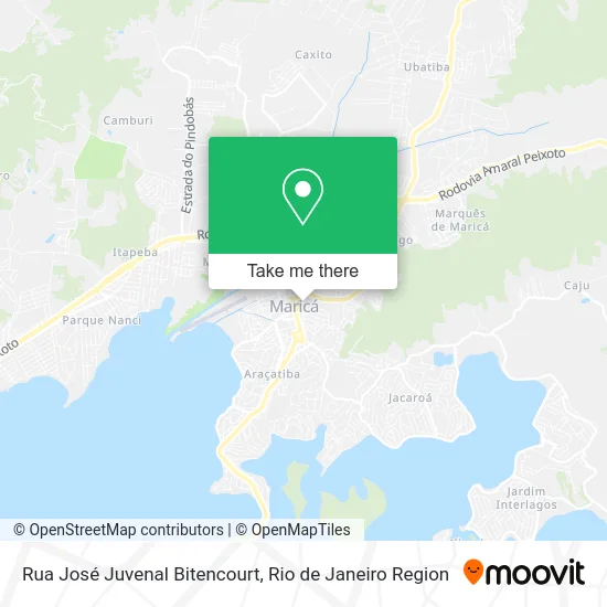 Rua José Juvenal Bitencourt map