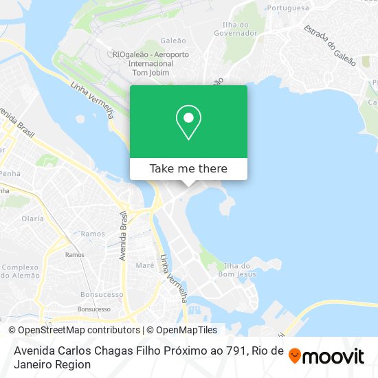 Avenida Carlos Chagas Filho Próximo ao 791 map