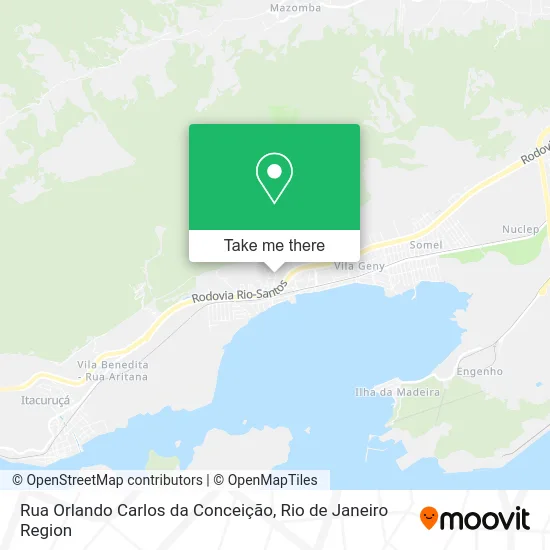 Rua Orlando Carlos da Conceição map