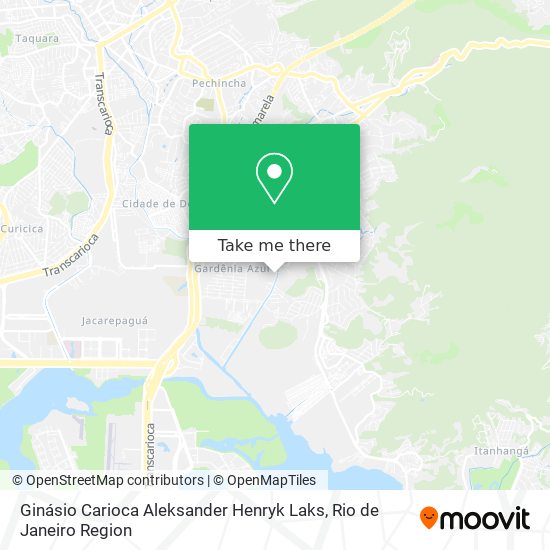 Ginásio Carioca Aleksander Henryk Laks map
