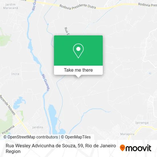 Rua Wesley Advicunha de Souza, 59 map