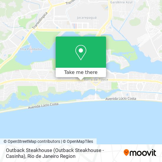 Mapa Outback Steakhouse (Outback Steakhouse - Casinha)