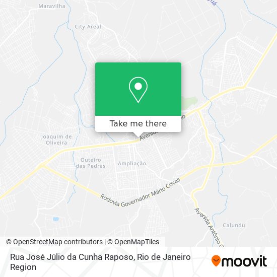 Mapa Rua José Júlio da Cunha Raposo