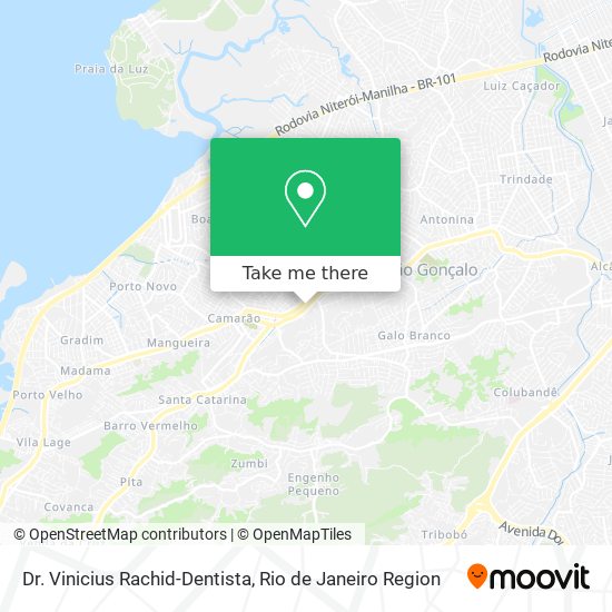 Dr. Vinicius Rachid-Dentista map