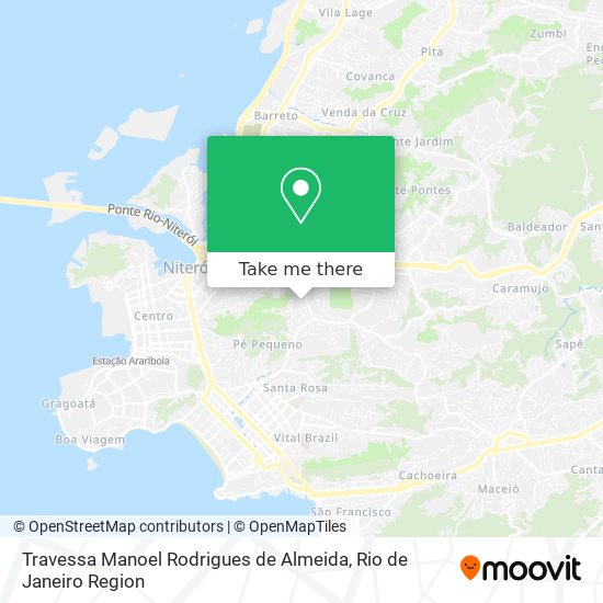 Mapa Travessa Manoel Rodrigues de Almeida