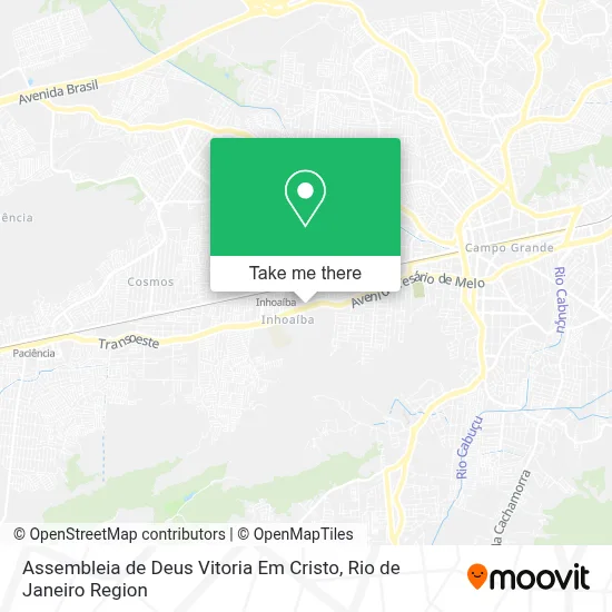Assembleia de Deus Vitoria Em Cristo map
