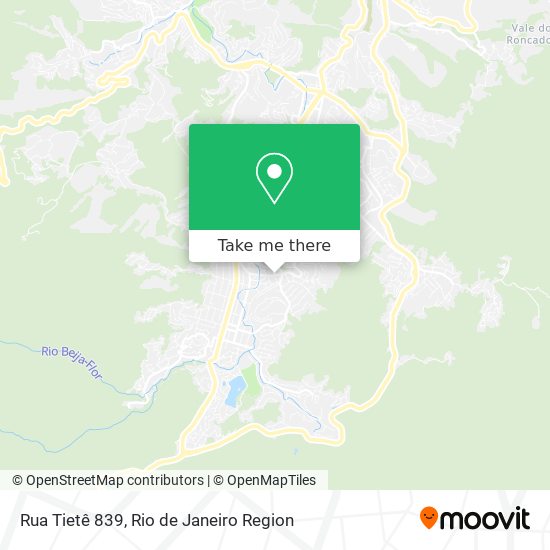 Rua Tietê 839 map