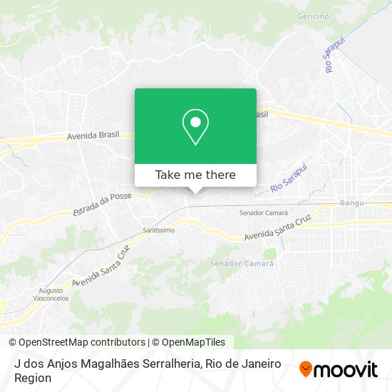 J dos Anjos Magalhães Serralheria map
