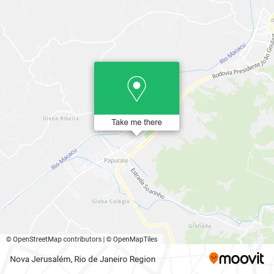 Nova Jerusalém map