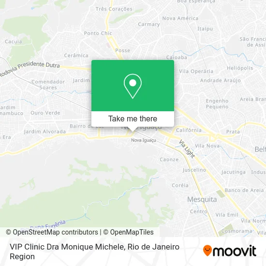 VIP Clinic Dra Monique Michele map