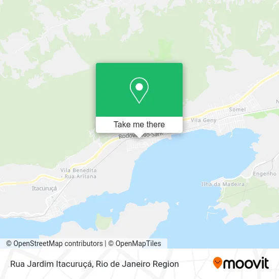 Rua Jardim Itacuruçá map