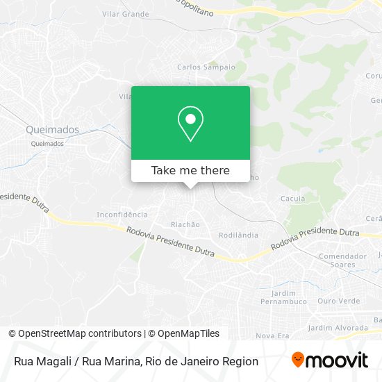 Rua Magali / Rua Marina map