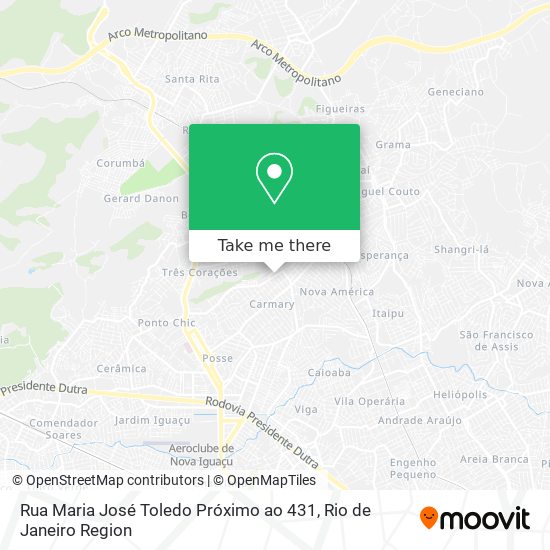Rua Maria José Toledo Próximo ao 431 map
