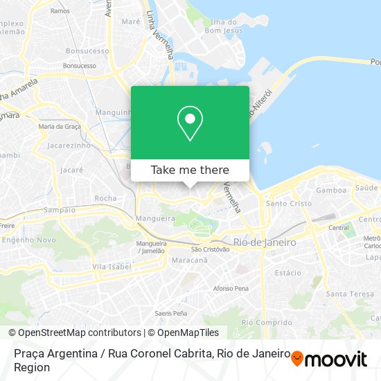 Praça Argentina / Rua Coronel Cabrita map