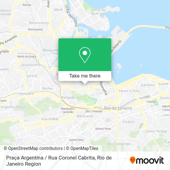 Praça Argentina / Rua Coronel Cabrita map