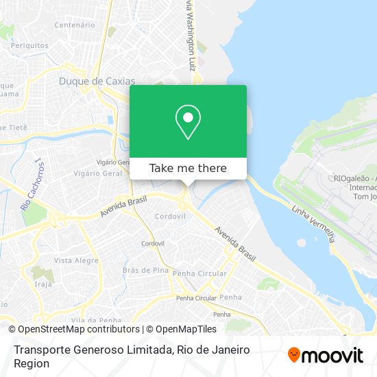 Mapa Transporte Generoso Limitada