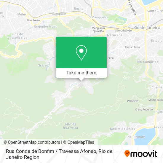Rua Conde de Bonfim / Travessa Afonso map