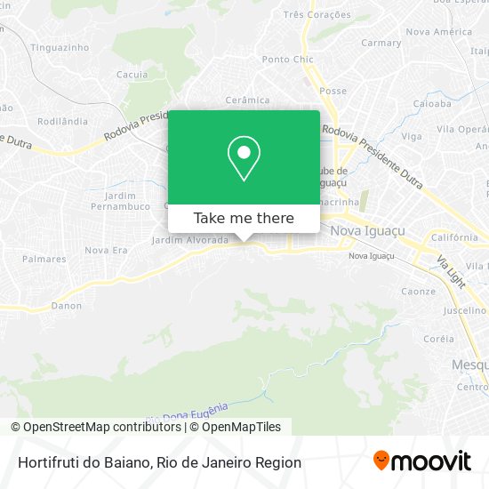 Hortifruti do Baiano map