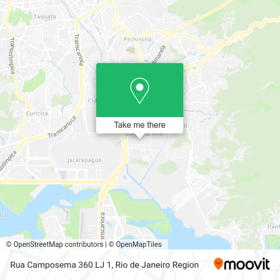 Rua Camposema 360 LJ 1 map