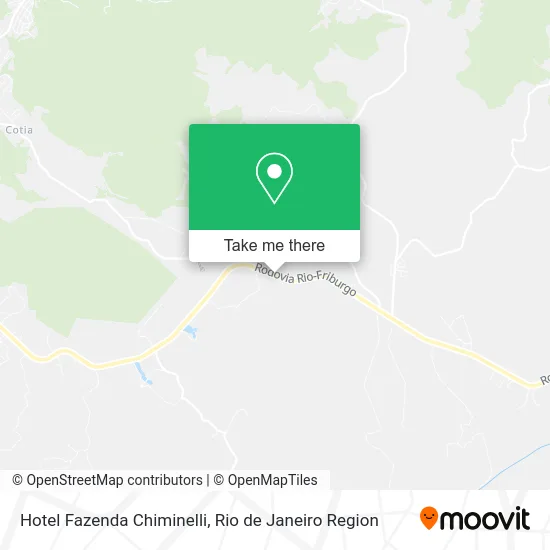 Hotel Fazenda Chiminelli map