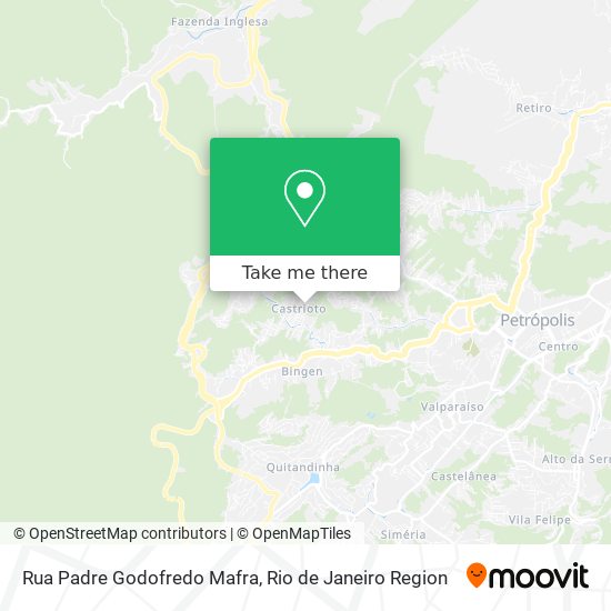 Rua Padre Godofredo Mafra map